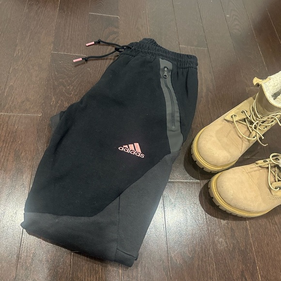 Men’s Adidas Juventus Black Gray Joggers with Pink Details | Size S - Picture 10 of 17